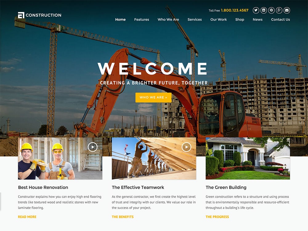 construction-civil-contractor-website-design
